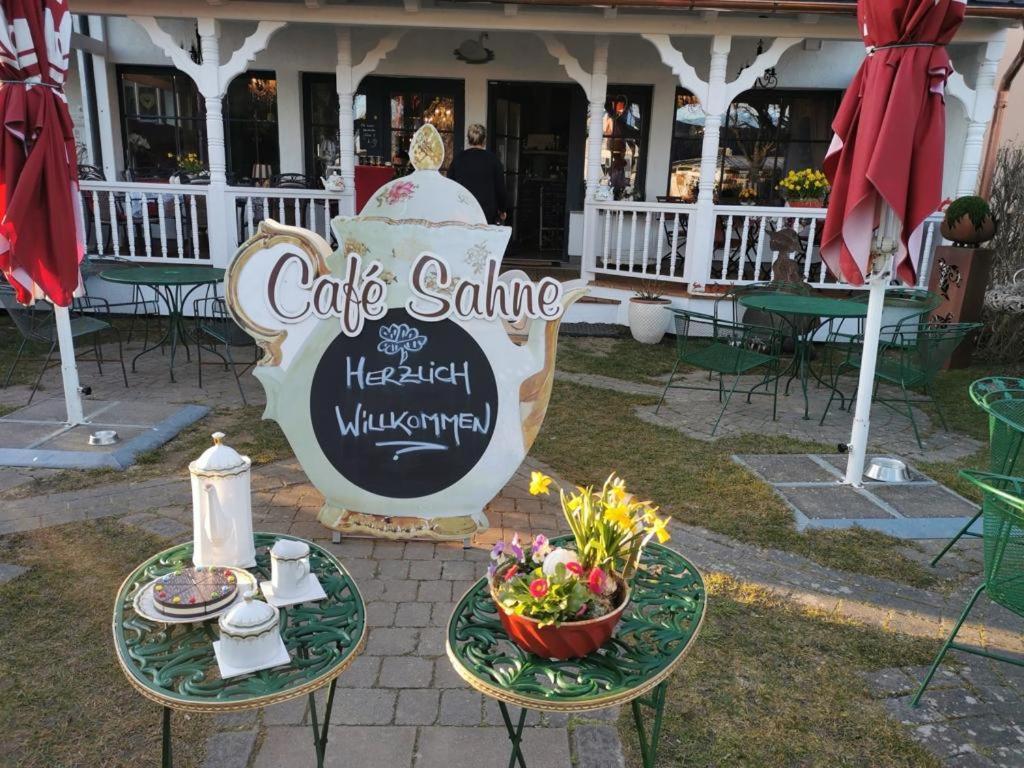 cafesahne u Pension Dranske Extérieur photo