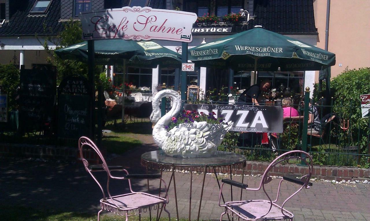 cafesahne u Pension Dranske Extérieur photo